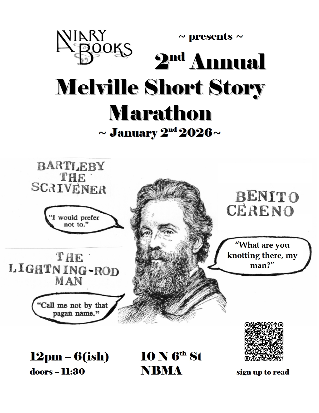 2nd Annual Melville Short Story Marathon