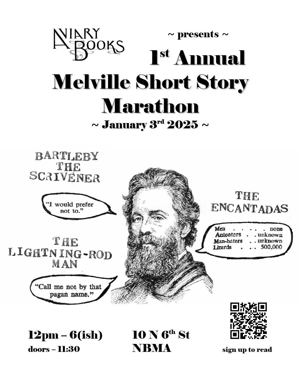 1st Annual Melville Short Story Marathon